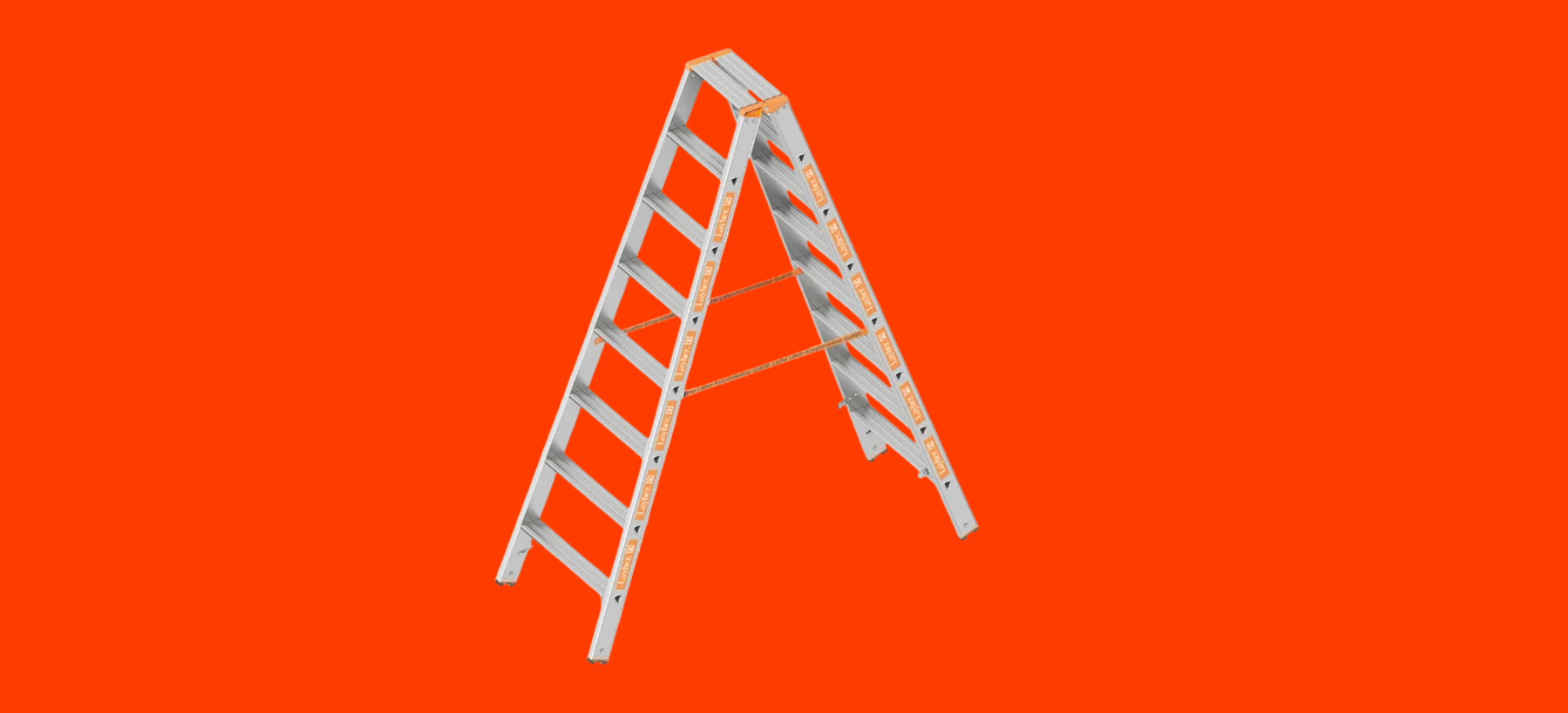 Drabiny stojące aluminiowe